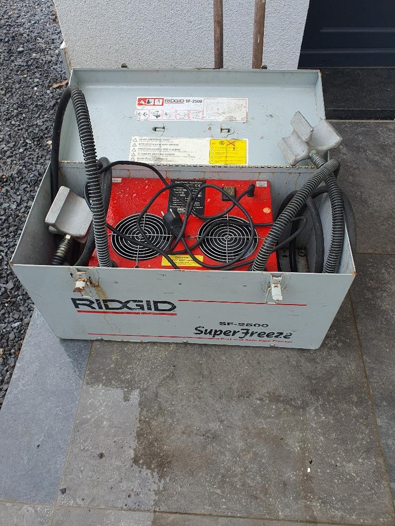 RIDGID SF-2500 SuperFreeze-pijpbevriezer Voor het bevriezen, Ophalen, Gebruikt