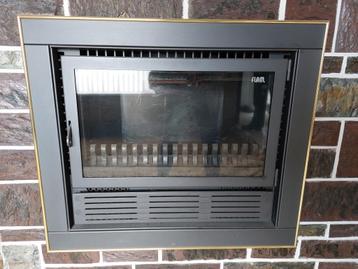 Flam casette, Huis en Inrichting, Haarden, Ophalen, Zo goed als nieuw, Inbouwhaard, Houthaard