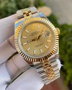 Rolex datejust goud, Handtassen en Accessoires, Horloges | Heren, Rolex, Polshorloge, Nieuw, Ophalen of Verzenden