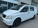 Mercedes Vito 113 CDI Dubble Cabine, Auto's, Mercedes-Benz, Stof, Zwart, Wit, Bedrijf