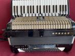 Mooie duitse Hohner Verdi VN accordeon . 4 korig . Musette, Gebruikt, Hohner, 120-bas, Met riemen