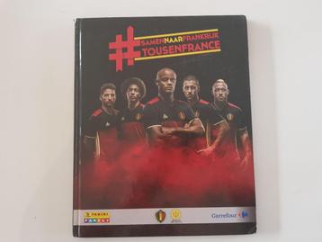 Carnet de l'album Panini Diables Rouges Euro 2016 Football F