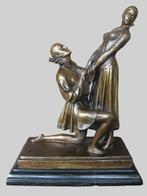 Brons uitvoering 'La proposition' huwelijksaanzoek Chiparus, Antiek en Kunst, Ophalen, Brons