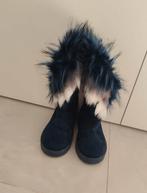 bottes girly, très originales asymétrique avec fourrure. 36, Kleding | Dames, Blauw, Lage of Enkellaarzen, Ophalen of Verzenden