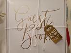 Gastenboek en sjerp "bride to be", Ophalen of Verzenden, Zo goed als nieuw, Overige typen