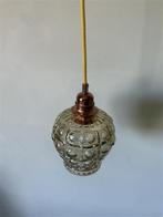 Antieke bubbelglas hanglampen (5 stuks), Ophalen of Verzenden