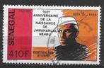 Senegal 1989 - Yvert 831 - Jawaharlal Nehru - 410 F (ST), Timbres & Monnaies, Timbres | Afrique, Affranchi, Envoi