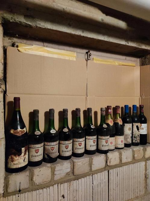 Lot oude kelderwijn 12 fl., Verzamelen, Wijnen, Zo goed als nieuw, Rode wijn, Frankrijk, Vol, Ophalen
