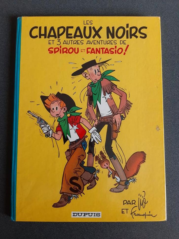 Spirou 3 : Les chapeaux noirs Dos rond 1966, Livres, BD, Enlèvement ou Envoi