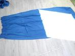 rideaux bleux à fronces, Comme neuf, 200 cm ou plus, 50 à 100 cm, Enlèvement ou Envoi