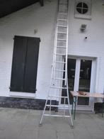 professionele alu ladder solide 2 x 12 treden, Doe-het-zelf en Bouw, Ladders en Trappen, Ophalen, Gebruikt, Ladder, Opvouwbaar of Inschuifbaar