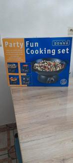 Plaque chauffante électrique Donna Cooking set 4 sortes, Electroménager, Appareils à gourmet, Comme neuf, Enlèvement