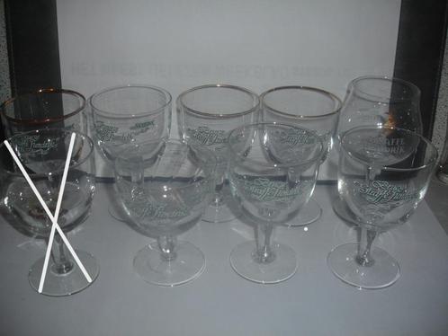 Bierglazen Straffe Hendrik, brij. De Halve Maan, Verzamelen, Biermerken, Zo goed als nieuw, Glas of Glazen, Overige merken, Ophalen of Verzenden