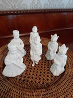 2x3 kerstfiguren in witte steen, Ophalen of Verzenden