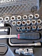 FACOM Dopsleutelset 1/2"  29 delig, Doe-het-zelf en Bouw, Gereedschap | Handgereedschap, Ophalen of Verzenden, Zo goed als nieuw