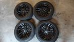 Jantes noires avec pneus d'hiver 5x120 7Jx16EH+ ET 31, Autos : Pièces & Accessoires, Pneus & Jantes, Pneus et Jantes, Pneus hiver