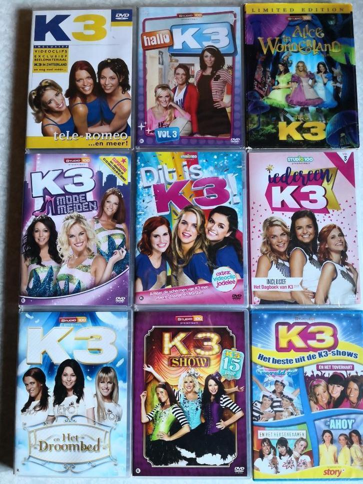 K3 dvd's uit te kiezen, Cd's en Dvd's, Dvd's | Muziek en Concerten, Ophalen of Verzenden