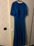 Blauwe lange jurk, Kleding | Dames, Gelegenheidskleding, Maat 42/44 (L), Zo goed als nieuw, Ophalen