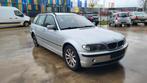 BMW 318D VAN 2004 MET 187.000KM EXPORT, Auto's, Achterwielaandrijving, Zwart, 4 cilinders, Leder en Stof