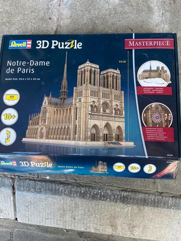 Puzzle 3D neuf notre dame de paris cathédrale, Enlèvement, Neuf