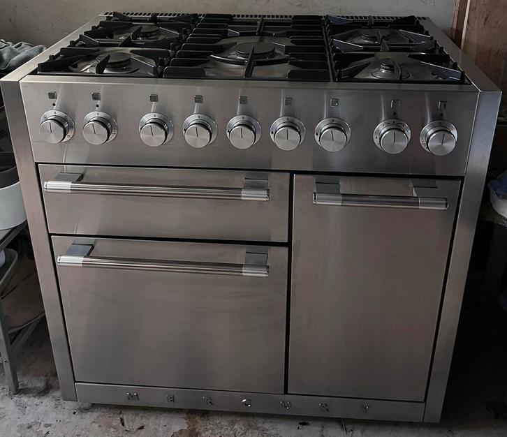 Falcon Mercury gasfornuis met oven, Elektronische apparatuur, Fornuizen, Zo goed als nieuw, Vrijstaand, Gas, 5 kookzones of meer