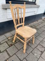 6 eiken stoelen, Huis en Inrichting, Ophalen, Zo goed als nieuw, Hout, Vijf, Zes of meer stoelen