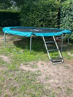 Trampoline 300 cm met trapje, Ophalen, Gebruikt