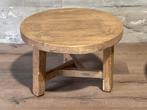 Salontafeltje - 59 cm rond + 40 cm hoog, 50 tot 100 cm, Nieuw, Landelijk, Minder dan 50 cm