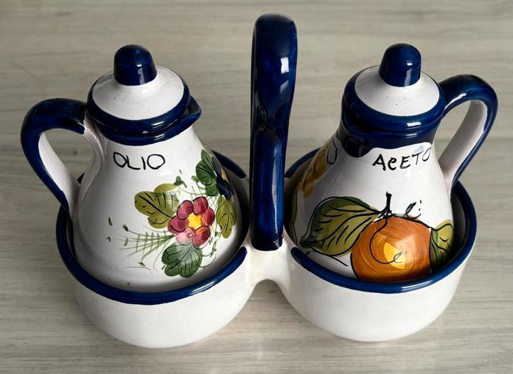 Ensemble huilier et vinaigrier vintage, Antiek en Kunst, Antiek | Keramiek en Aardewerk, Ophalen of Verzenden