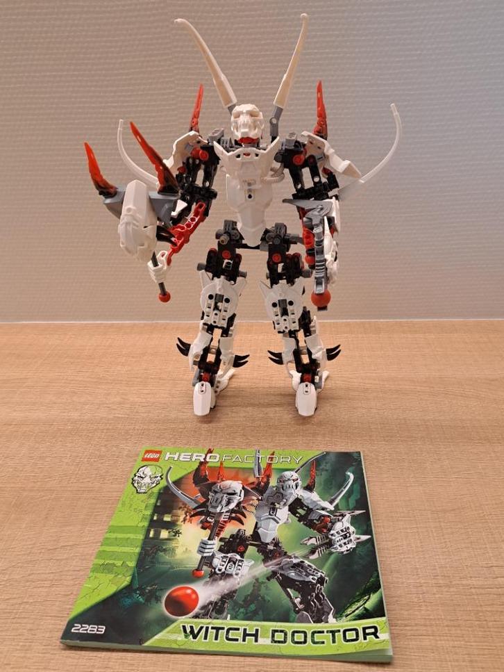 Lego 2283: hero factory “Witch Doctor”, zgan,100% compleet, Kinderen en Baby's, Speelgoed | Duplo en Lego, Zo goed als nieuw, Lego