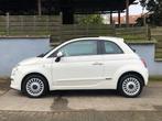 Fiat 500 1.2i Lounge, Auto's, Voorwielaandrijving, 4 zetels, Stof, Wit