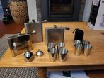 inox flesje en glazen + accessoires, Huis en Inrichting, Keuken | Servies, Ophalen of Verzenden