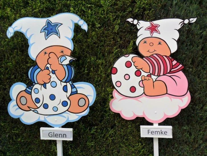 Geboorteborden te huur naar keuze, de goedkoopste., Kinderen en Baby's, Kraamcadeaus en Geboorteborden, Nieuw, Geboortebord, Ophalen