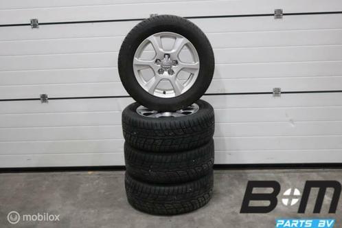 Set 16 inch velgen + winterbanden Audi A4 8K 8K0601025M, Auto-onderdelen, Banden en Velgen, Banden en Velgen, Winterbanden, 16 inch