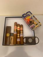 Cigares cubains complets avec cendrier, coupe-cigares, etc., Comme neuf, Enlèvement ou Envoi, Cendrier