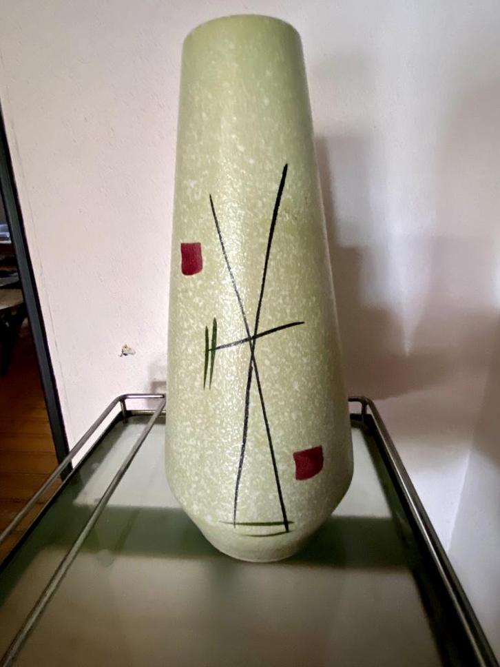 Vintage West-Germany vaas Scheurich, Antiek en Kunst, Antiek | Keramiek en Aardewerk, Ophalen of Verzenden