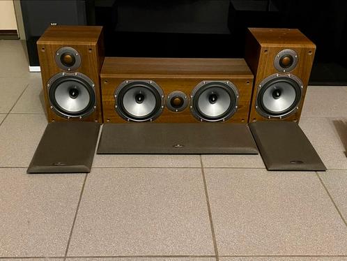 monitor audio bronze br1 + monitor audio bronze br lcr, Audio, Tv en Foto, Luidsprekerboxen, Zo goed als nieuw, Front, Rear of Stereo speakers