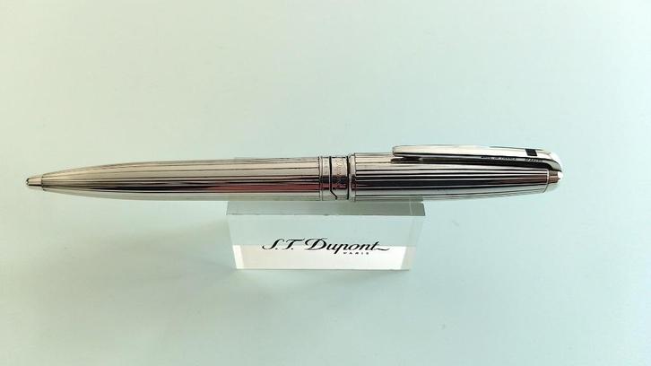S.T. DUPONT - Bal - Olympio-model - Palladium-afwerking, Verzamelen, Pennenverzamelingen, Zo goed als nieuw, Balpen, Overige merken