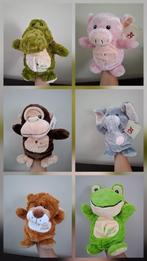 Handpoppen dieren nieuw, Ophalen
