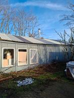 Tijdelijke woning houten chalet, Ophalen