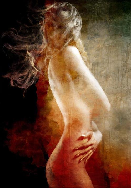 "Behind the Mist" - John Wysocky, Antiek en Kunst, Kunst | Schilderijen | Modern, Ophalen