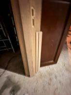 Volle eiken deur + bekleding, Doe-het-zelf en Bouw, Ophalen, 25 tot 50 mm, Eiken, Zo goed als nieuw