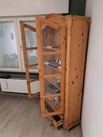 Scandinavische kast met 2 deuren met glas en 2 lades, Huis en Inrichting, Ophalen, Zo goed als nieuw, Glas