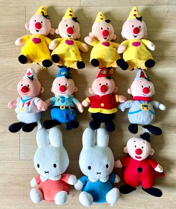Diverse pluche knuffels:Bumba,Plop,Nijntje,Paw Patrol,Donald beschikbaar voor biedingen