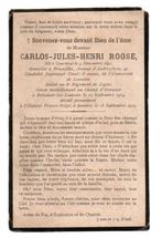 doodsprentje soldaat Kortrijk 6e linie + Antwerpen 1914, Verzamelen, Ophalen of Verzenden, Landmacht, Foto of Poster