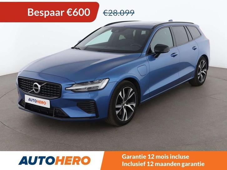 Volvo V60 2.0 T6 Plug-in Hybrid R Design AWD (bj 2021), Auto's, Volvo, Te koop, V60, 4x4, ABS, Achteruitrijcamera, Adaptieve lichten