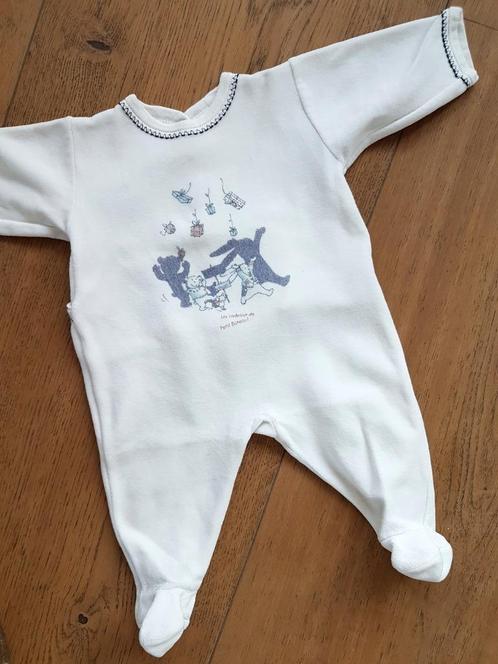 PETIT BATEAU - Pyjama doudou blanc "Les cadeaux" -T.3 mois, Enfants & Bébés, Vêtements de bébé | Taille 62, Utilisé, Garçon ou Fille