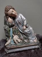 Statue religieuse ange enfant brocante, Enlèvement