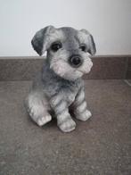 Decoratief miniatuur Schnauzer puppy standbeeldje, 16x5cm, Ophalen of Verzenden, Nieuw