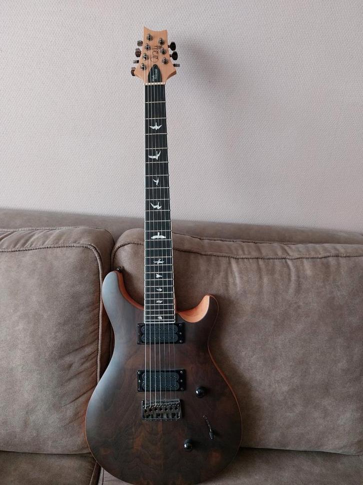 PRS SE Mark Holcomb 7 string, Muziek en Instrumenten, Snaarinstrumenten | Gitaren | Elektrisch, Zo goed als nieuw, Solid body